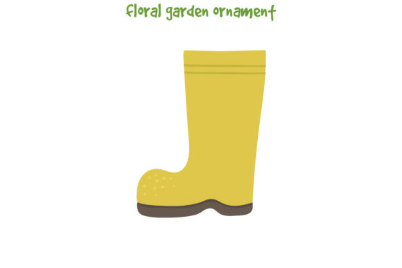 Floral Flower Garden Tree – Boots: Graphics & Illustrations