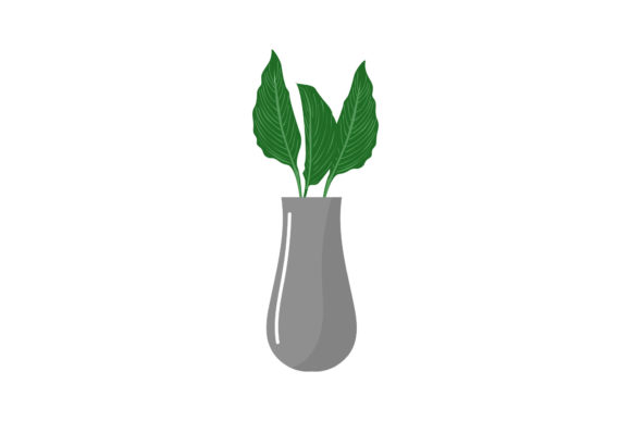 Floral Pot Decorative Graphics & Illustrations