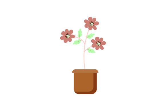 Floral Pot Vector Graphics and Illustrations for Modern Publishing