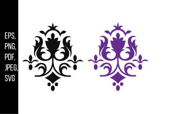 Floral Vinyl Doodle Sketch: Graphics & Illustrations for Creative Sellers