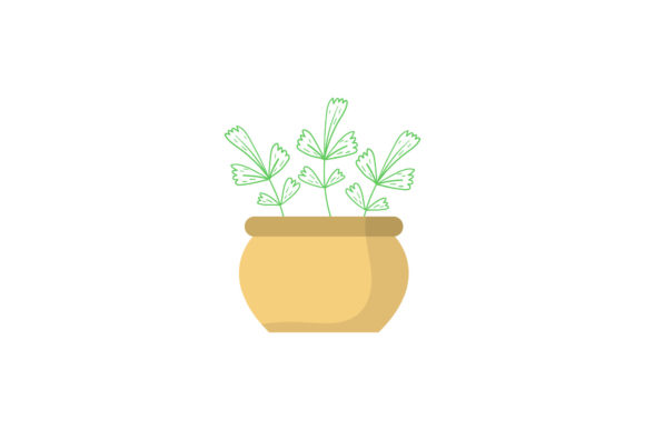 Fresh Floral Pot Beauty Vector Graphics Freebies