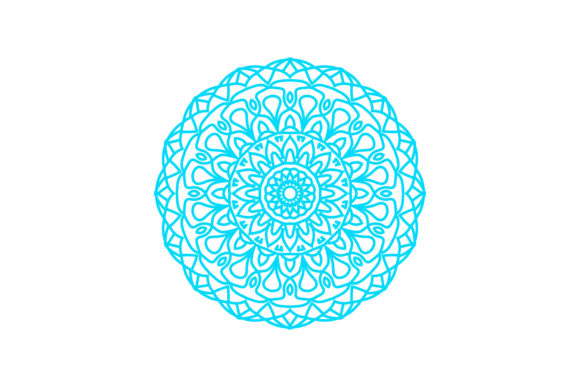 Mandala Drawing Floral Art Graphics and Illustrations Review