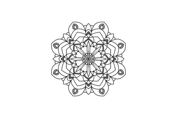 Mandala Floral Ornate Vintage Graphics & Illustrations