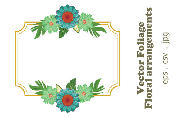 Vector Floral Foliage Graphic Set 23: Illustrations & Graphics for Real Branding
