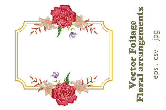 Vector Floral Foliage Graphic Set 25: Graphics & Illustrations