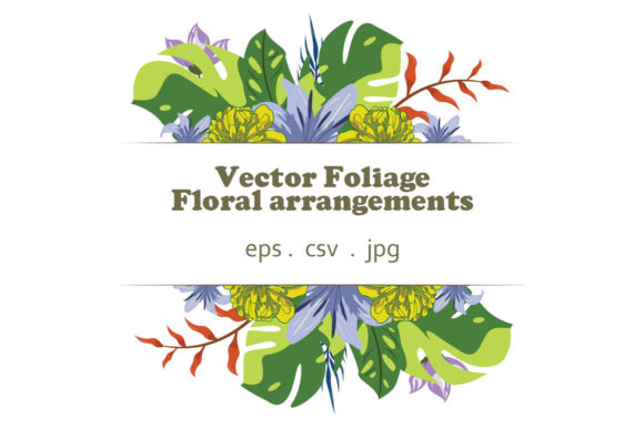 Vector Floral Foliage Graphic Set 32: Illustrations & Graphics Review