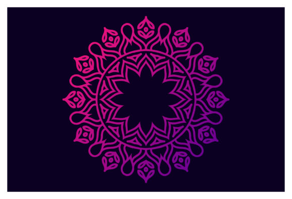 Vintage Floral Mandala Decorative Vector